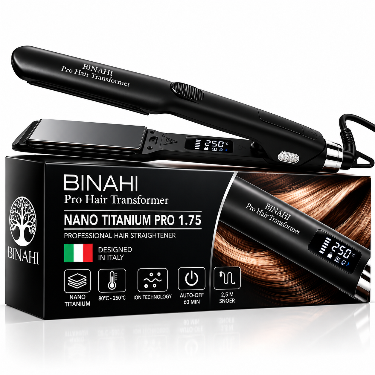 Binahi Pro hair transformer stijltang